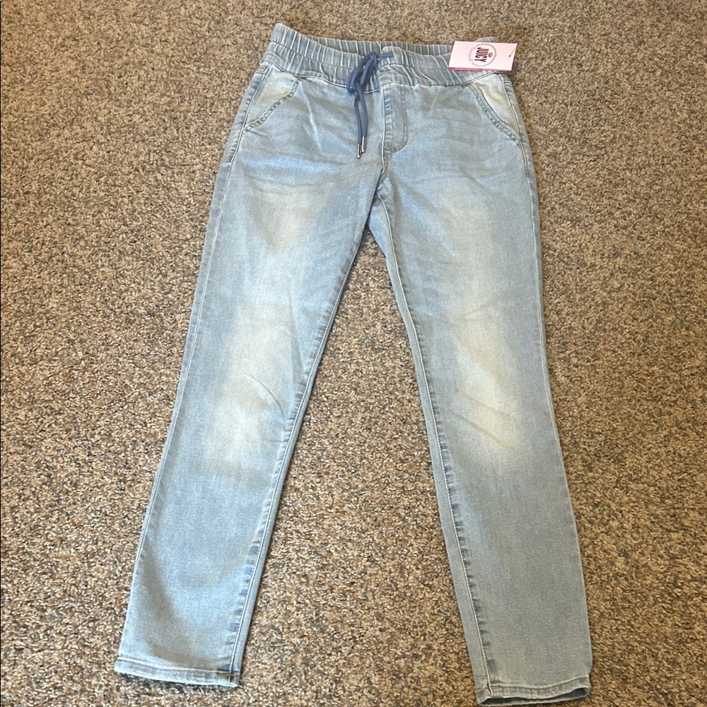Juicy Couture Light Wash Women’s Elastic Waist Skinny Jeans